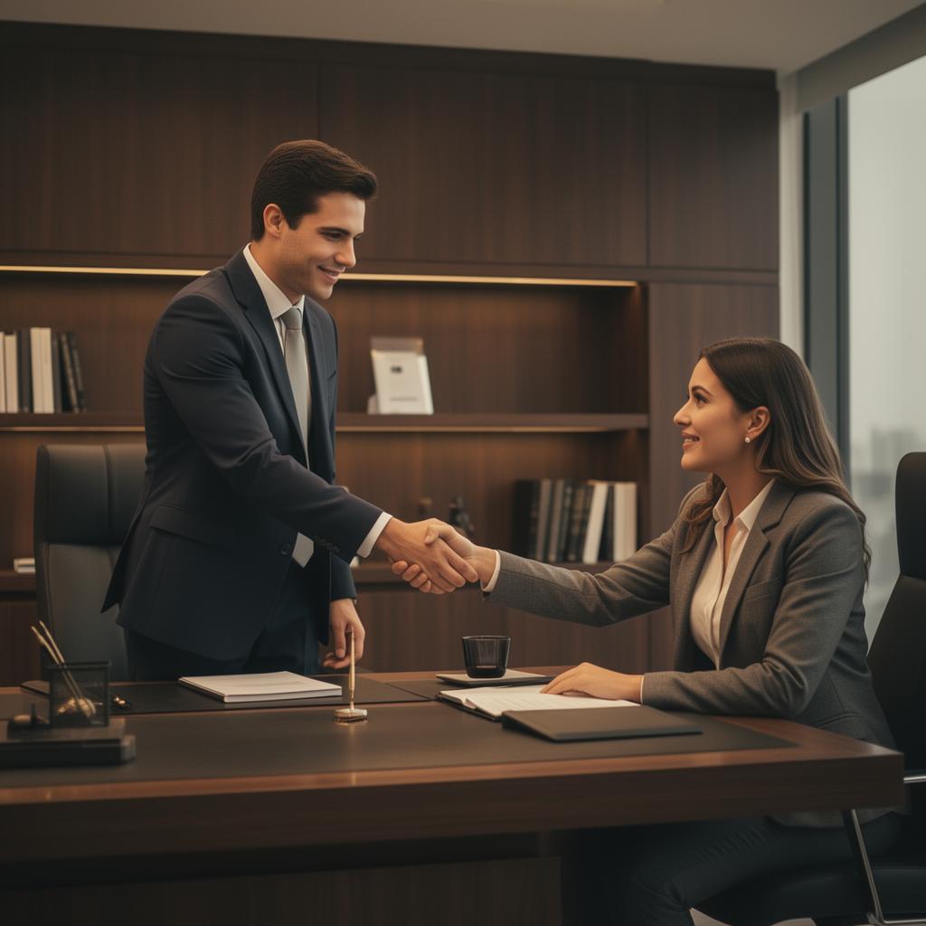 Advogado trabalhista em atendimento humanizado